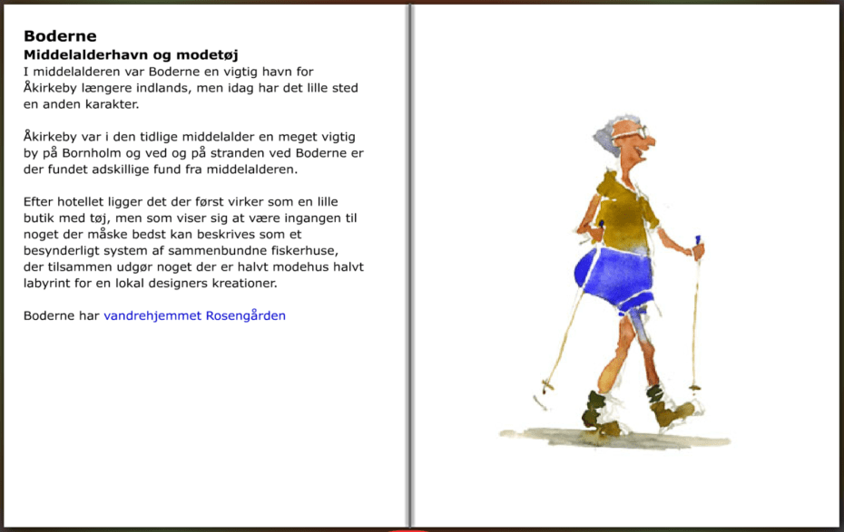 Beskrivelse af Boderne på Bornholm. hiking guide by Frits Ahlefeldt