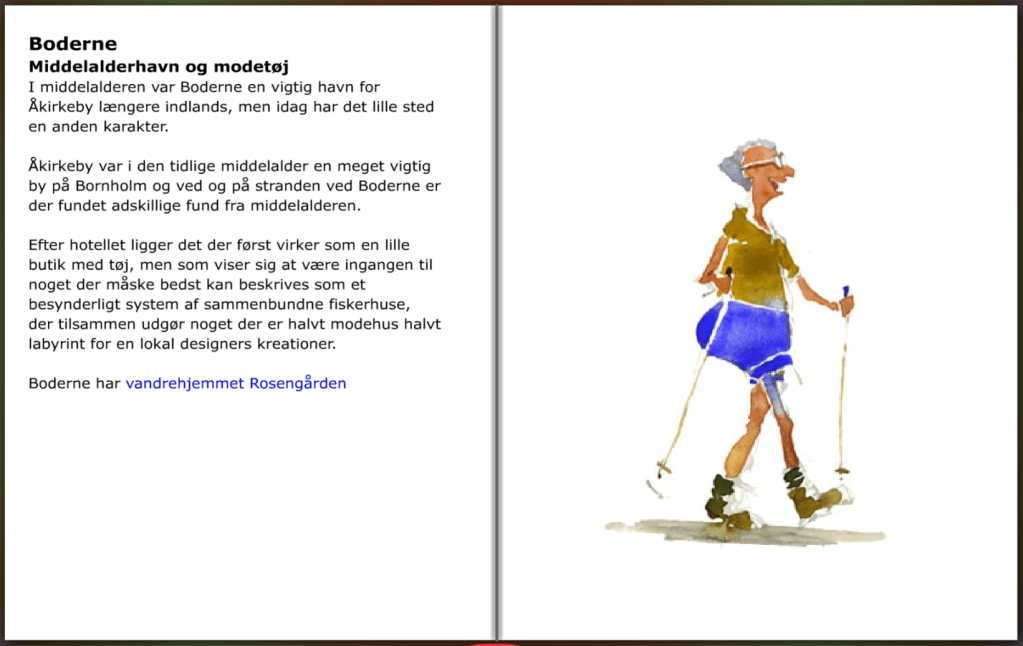 Beskrivelse af Boderne på Bornholm. hiking guide by Frits Ahlefeldt