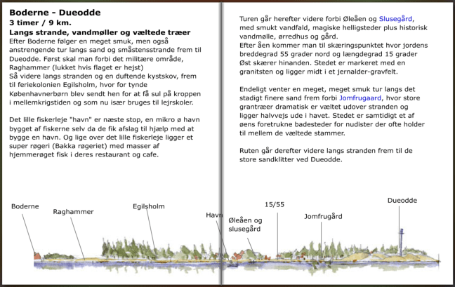 Vandresti info omkring stien mellem Boderne og Dueodde, Bornholm. hiking guide by Frits Ahlefeldt
