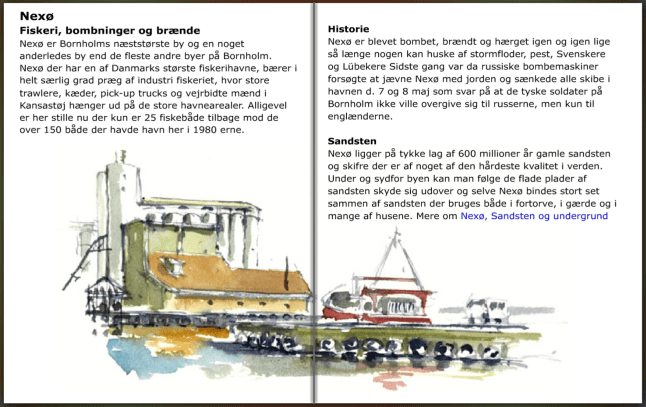 info om Nexø på Bornholm, hiking guide by Frits Ahlefeldt