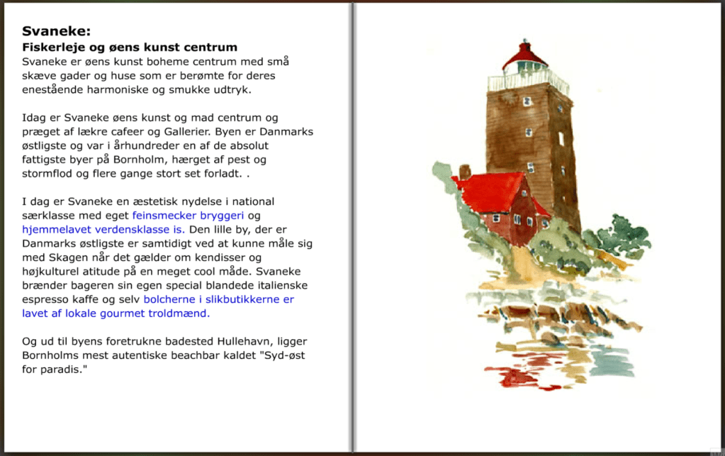Bornholm Guide, Svaneke info, hiking guide by Frits Ahlefeldt