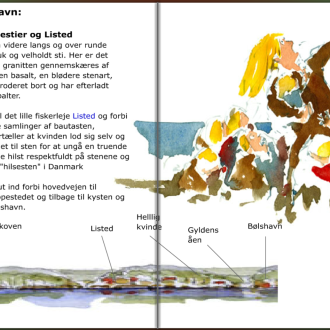 Svaneke - Bolshavn stien, hiking guide by Frits Ahlefeldt