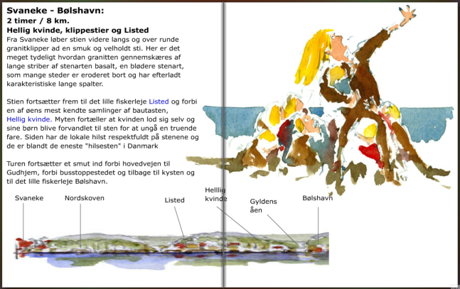 Svaneke - Bolshavn stien, hiking guide by Frits Ahlefeldt