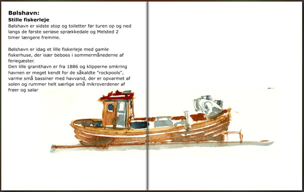 Bornholm, Bølshavn, hiking guide by Frits Ahlefeldt